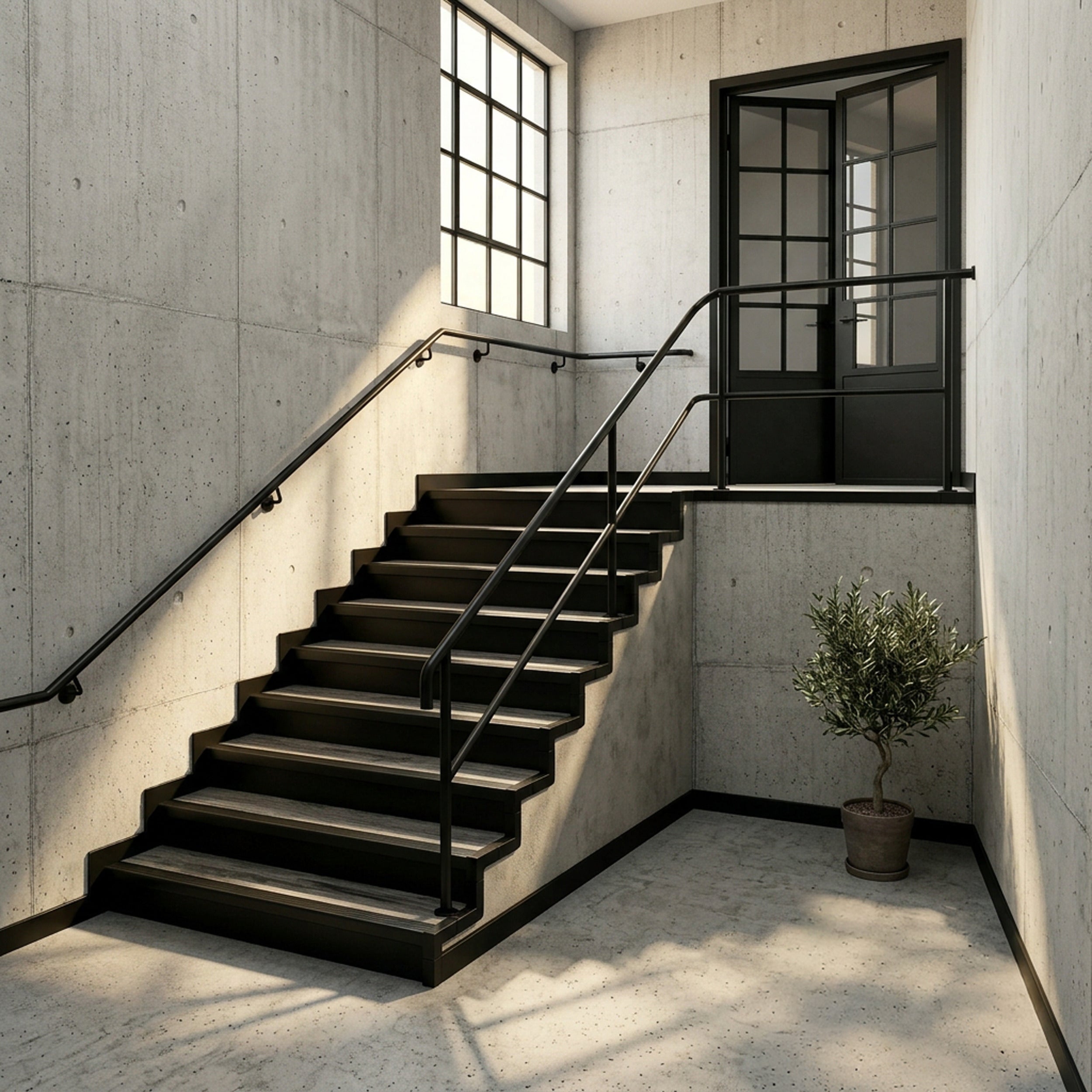 Profilé plat PVC LP 40 mm pour finition d'escaliers fermés - 150 cm, beige - 8