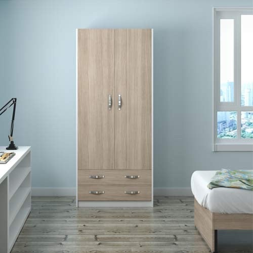 DUMOS Cassettiera 8 Cassetti In Tessuto – Struttura In Metallo E Legno – Organizzatore Alto Per Camera Da Letto E Bambini - 3