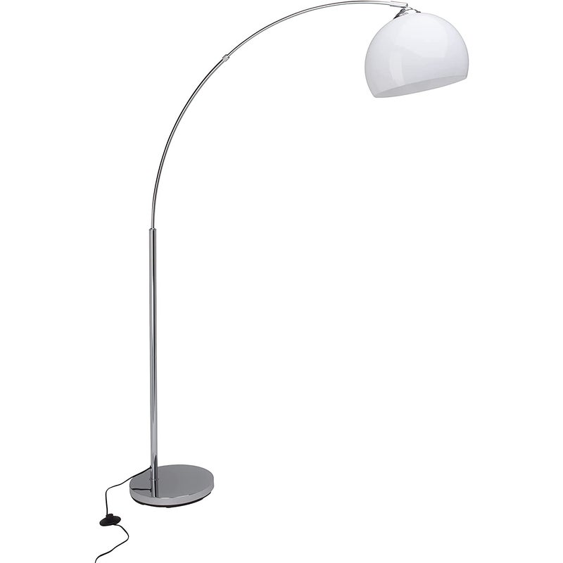BRILLIANT lampa Jamil ścienna i sufitowa LED 48cm biała / srebrna | 1x LED 60W zintegrowana, (4800lm, 3000-6000K) | Skala A ++ do E | Sterowana przez