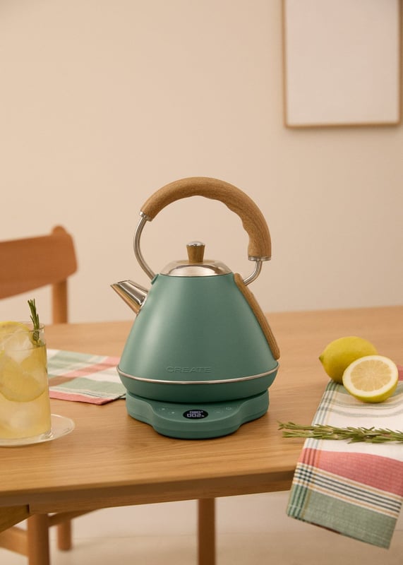 KETTLE RETRO PRO - Czajnik elektryczny 1 L z regulacją temperatury