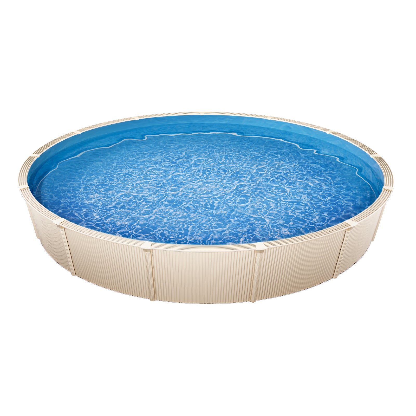 Revêtement piscine rond,SucceBuy 460x120 cm,revêtement vinyle monobille,résistant,adapté aux piscines hors sol de 120 cm de hauteur,couleur unie - 3
