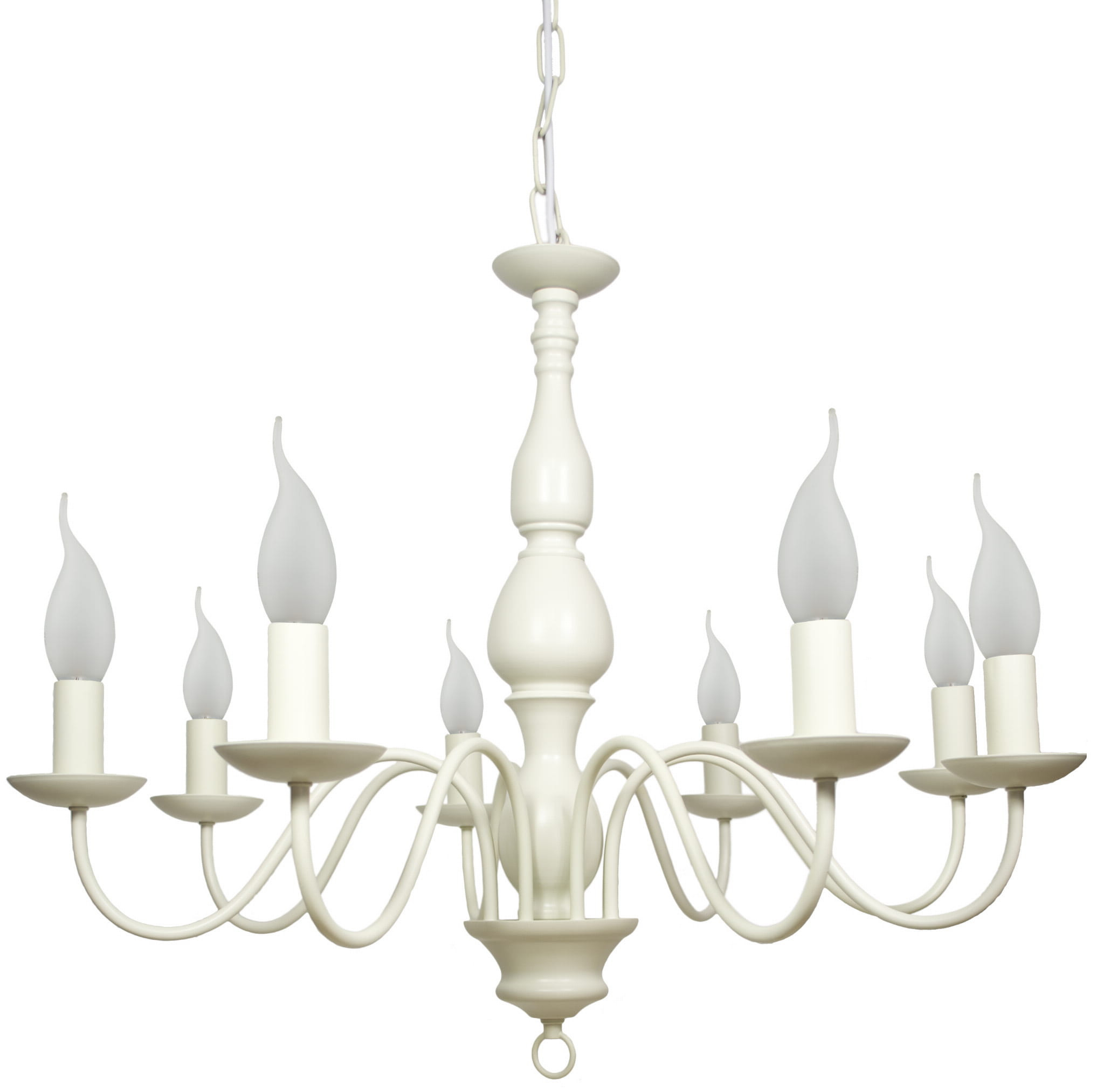 Lampa wisząca Bellagio kremowa 8xE14x40W wym: 115 x 74 x 74 cm metal Candellux