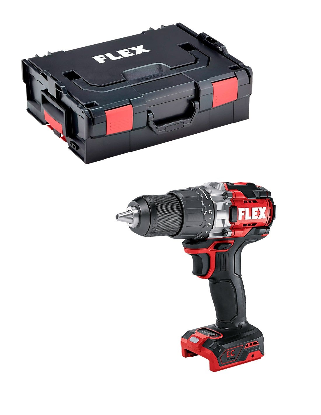 Flex Perceuse-Visseuse Sans Fil DD 2G 18.0-EC LD C - Moteur Sans Balais, 18V, 65Nm, Mandrin 13mm (Coque Nue)
