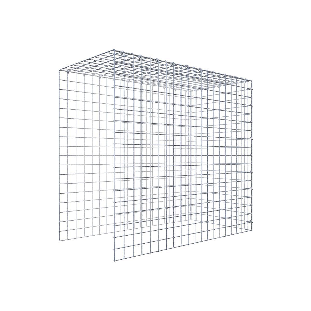 Gabione da montare in altezza e lunghezza 100 cm x 90 cm x 50 cm (L x H ...