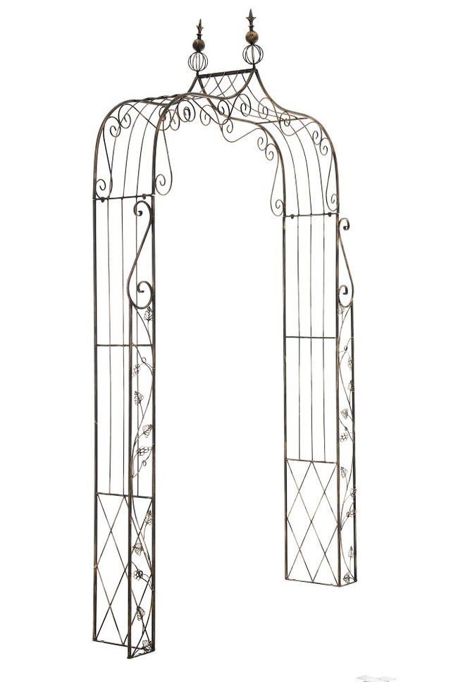 Arche Jardin Métal Arche De Jardin Outsunny - Style Fer Forgé Vieilli - 226x120x30cm - Métal Époxy Noir/Cuivré - Pour Plantes Grimpantes 226 Cm Hauteur Arche Jardin Métal Arche De Jardin Outsunny - Style Fer Forgé Vieilli - 226x120x30cm - Métal Époxy Noir/Cuivré - Pour Plantes Grimpantes 226 Cm Hauteur