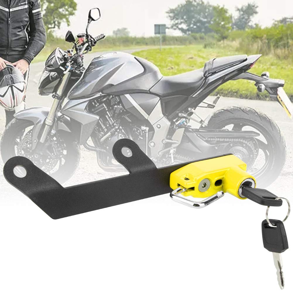 Antivol Vélo Avec Alarme – Pour Casque Et Guidon – Alliage Aluminium – Noir