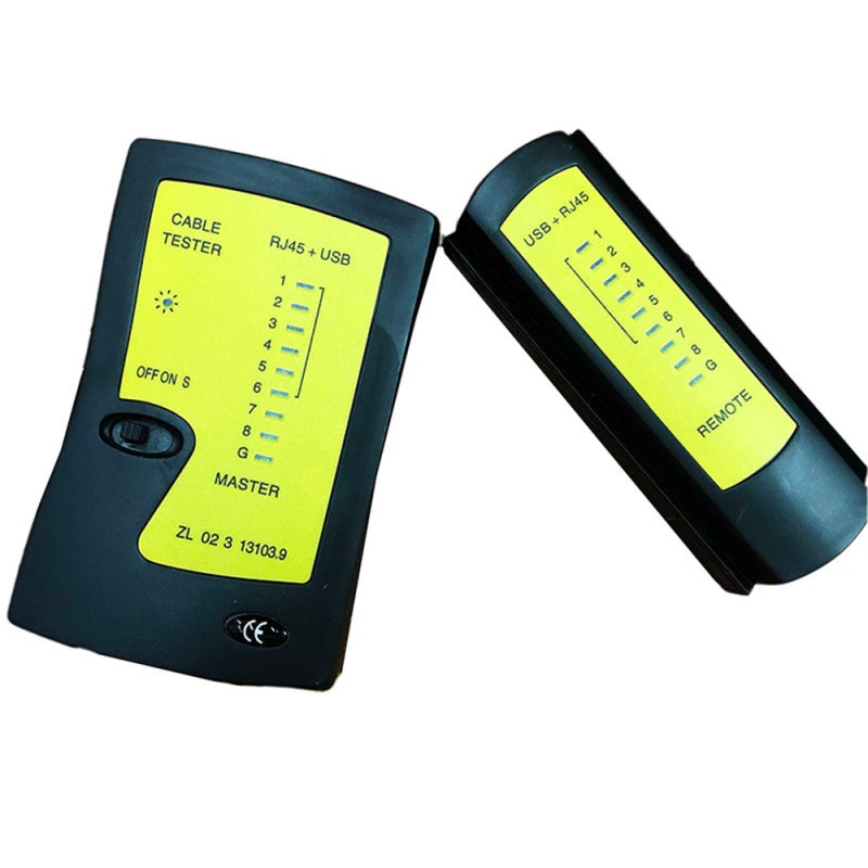 Testeur de câbles réseau RJ45 USB professionnel - Détecteur de réseau LAN - Outil de suivi de réseau - 3