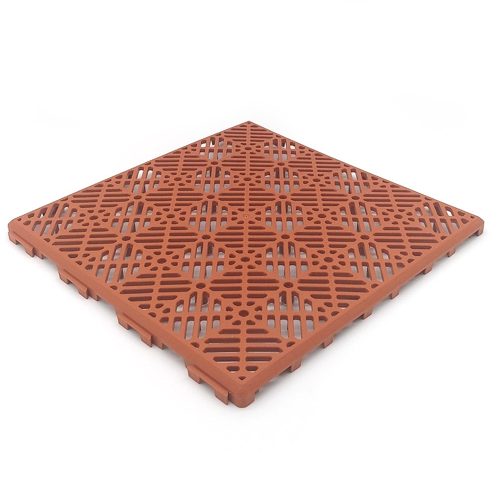 Pack ahorro 1.000 losetas autoventiladas 30x30x1,5cm (≈88m² - teja/terracota) - suelos húmedos, terrazas, piscinas, duchas, trasteros, vestuarios...