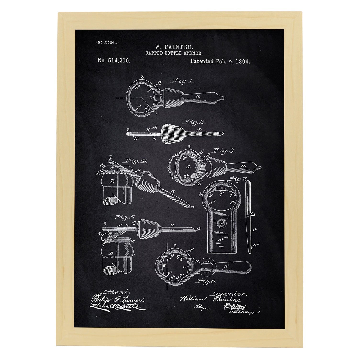 Affiche Murale Brevet De Loupe De Bijoutier - Style Industriel Vintage - Poster Papier Mat