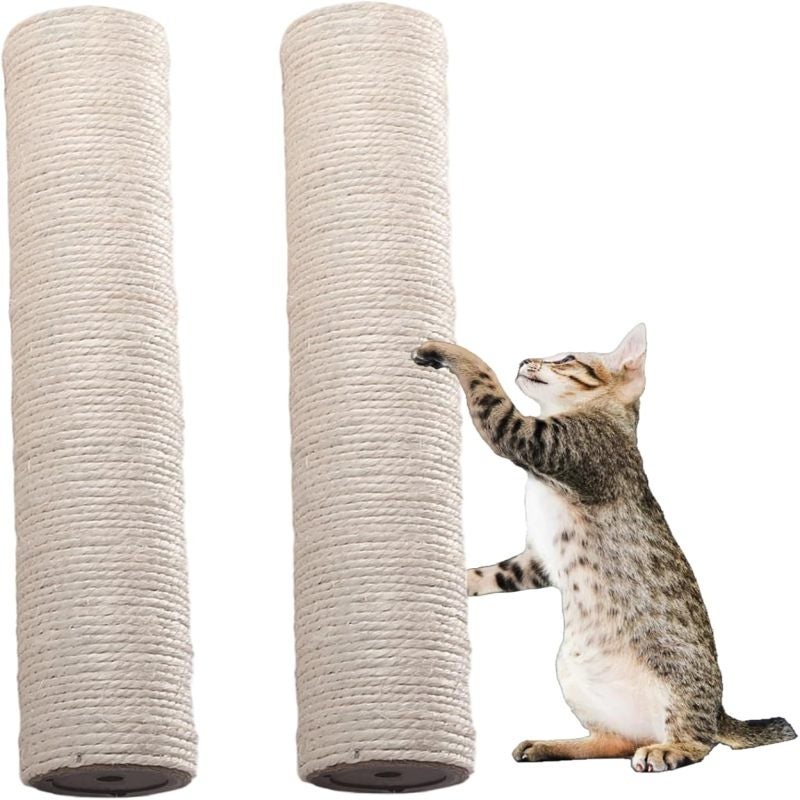 Poste de substituição para arranhador de gato, poste de substituição de 50 cm para árvore de gatos, peças de árvore de sisal natural - 5