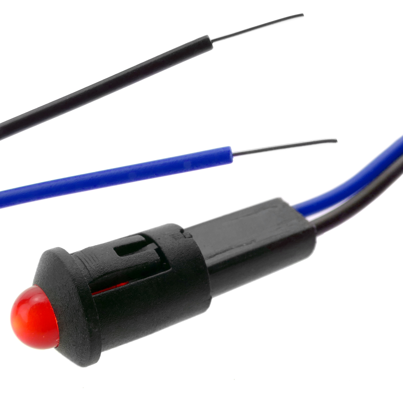 BeMatik Luz piloto LED intermitente con zumbador de 22 mm para paneles de contro