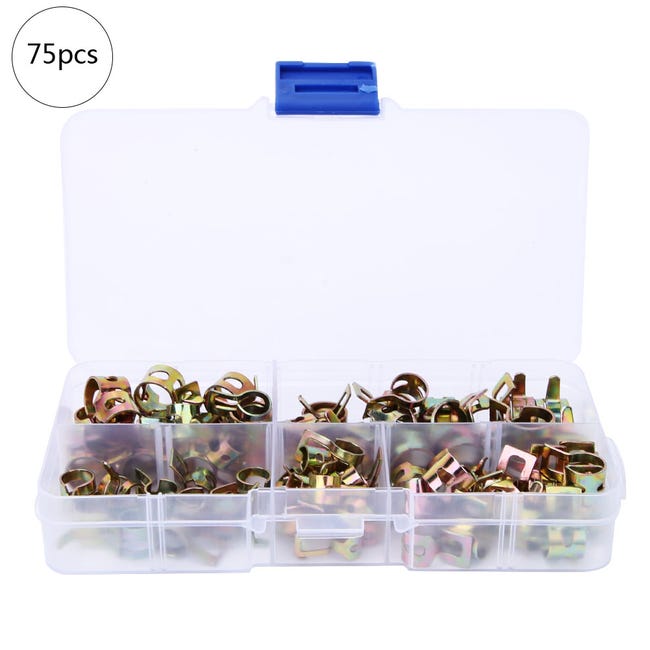 30 Pezzi Fascette Stringitubo, Fascette Regolabile 6-51mm Acciaio Inossidabile, Fascetta - Foto 2