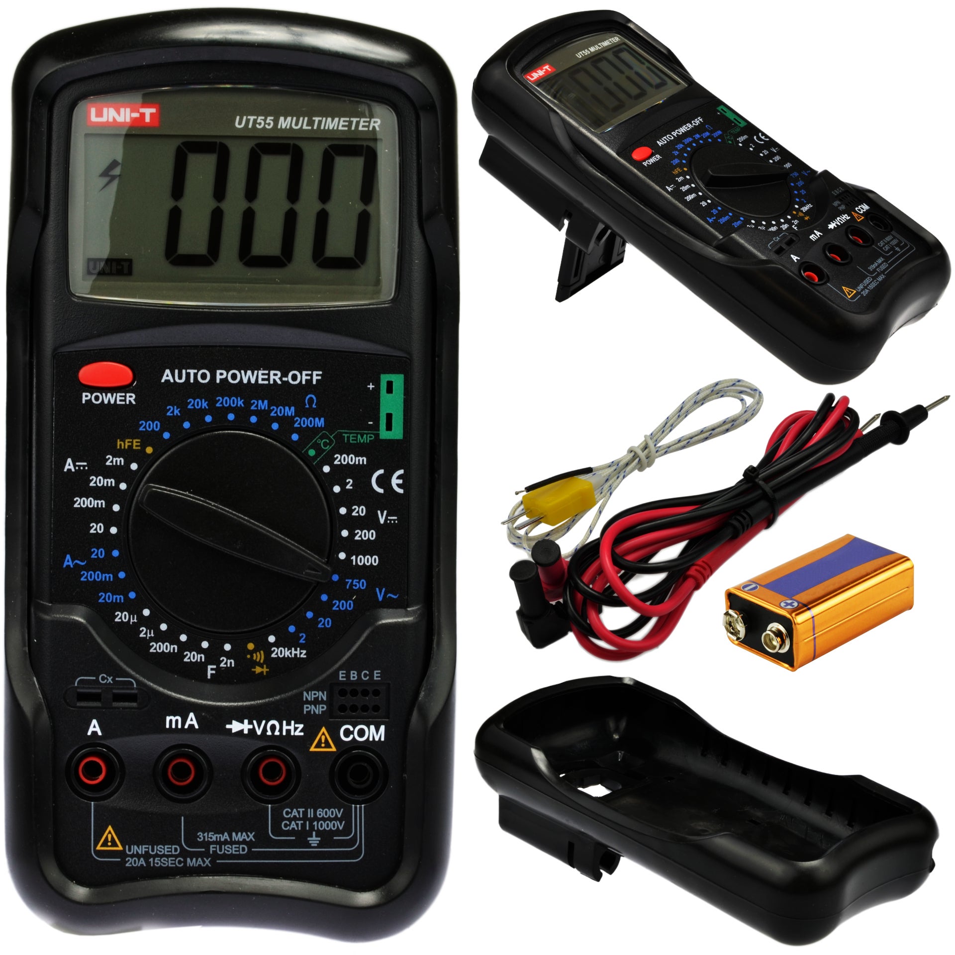UNI-T UT-55 Miernik uniwersalny Multimetr cyfrowy elektryczny LCD