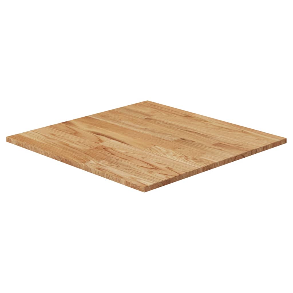Maison exclusive - tablero de mesa cuadrado madera roble marrón claro 70x70x1,5 cm