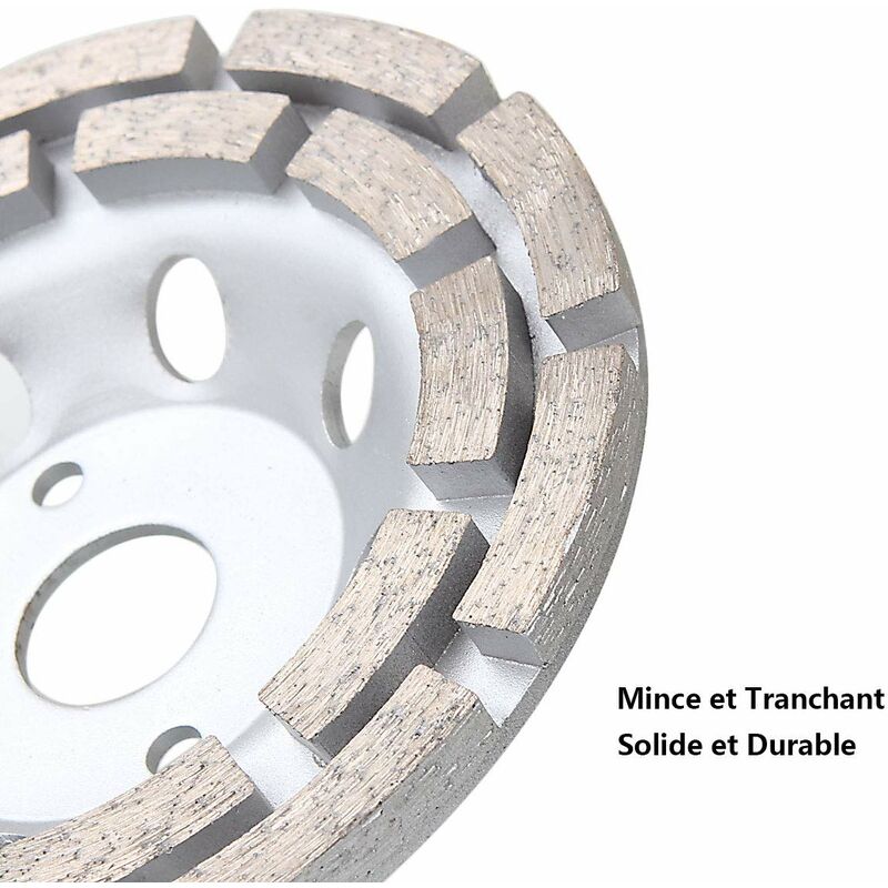Disque Diamant à Meuler Béton 125 x 22.23 MM / 4.92