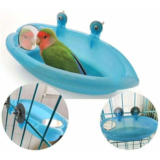 Baignoire Pour Cage à Oiseaux – Baignoire à Suspendre Pour Petits Oiseaux | Bassin De Bain D