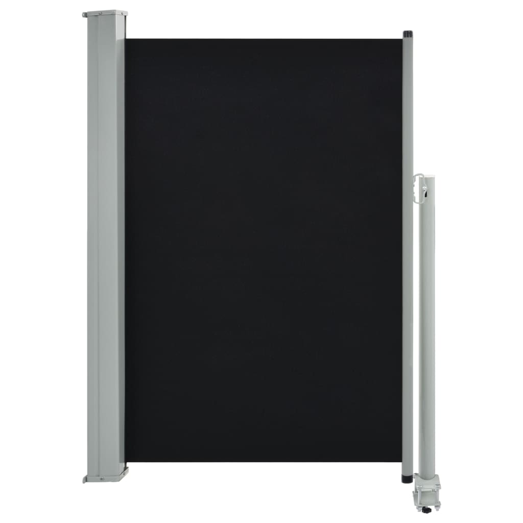 Toldo parasol | toldo lateral retráctil para patio 120x300 cm negro cfw310778