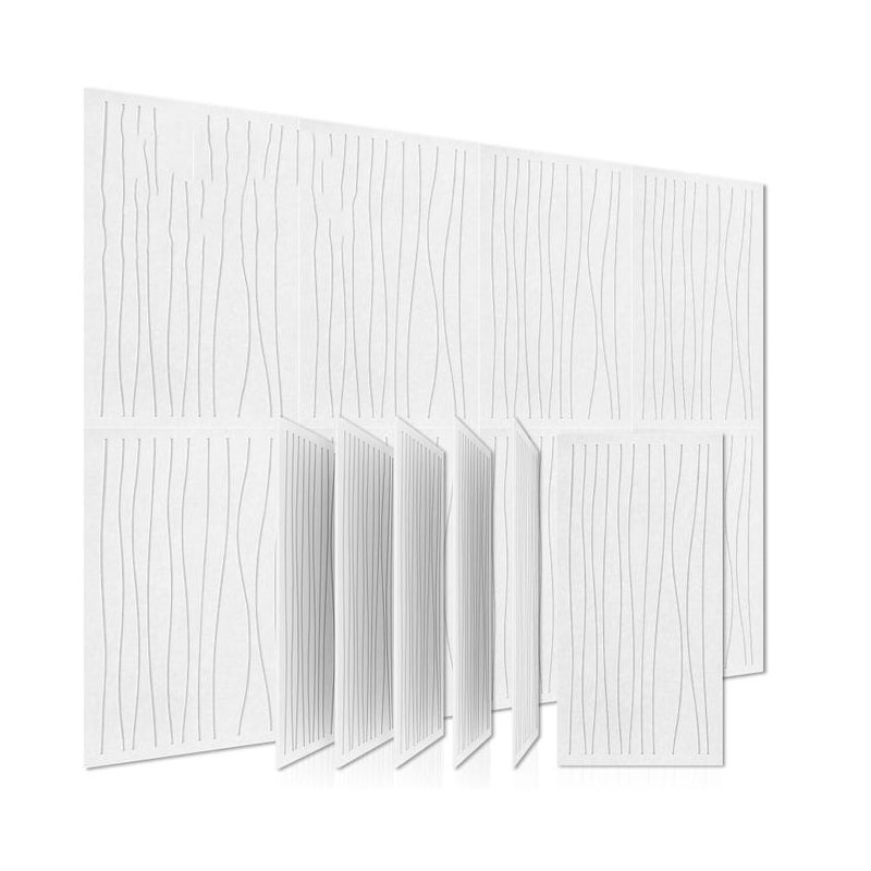 dużych samoprzylepnych paneli dźwiękochłonnych, panele dźwiękochłonne i redukujące hałas, białe, 30*60 cm