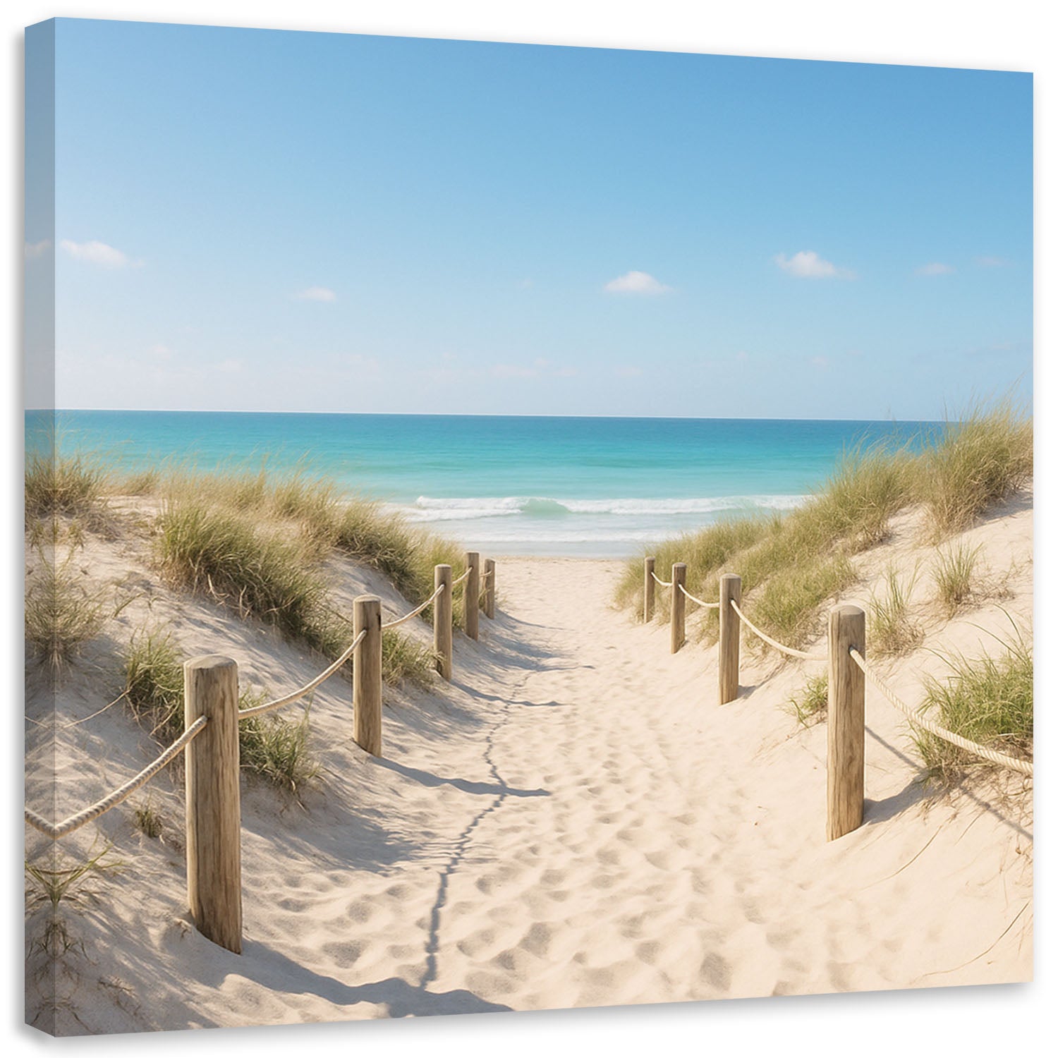 Obraz canvas do salonu sypialni biura, Morze Plaża Krajobraz 50x50