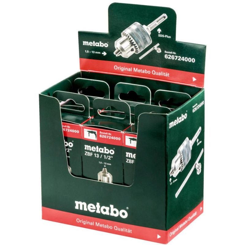 Portabrocas con llave METABO - Adaptador SDS-Plus - 626724000 - 2