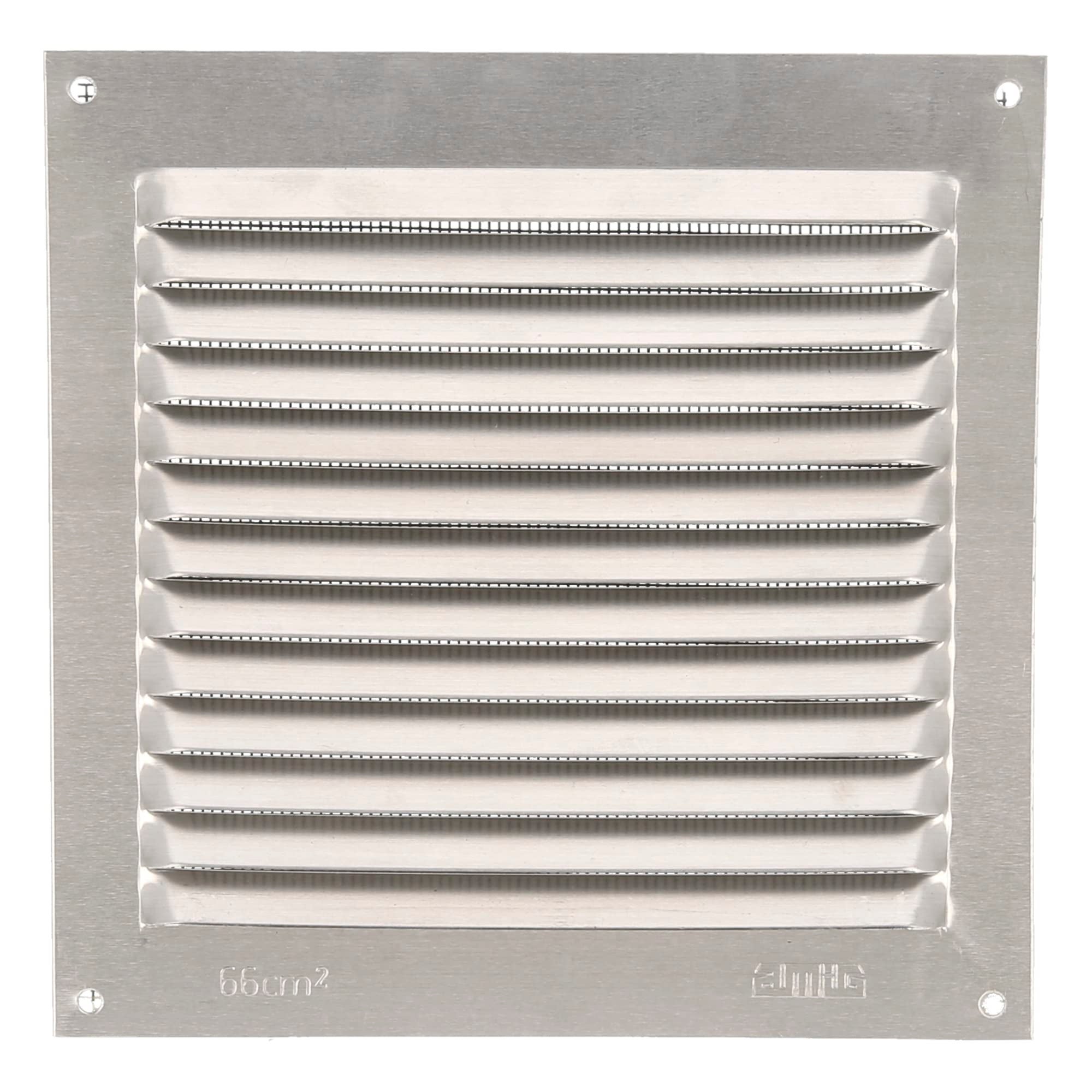 Amig - Grille de ventilation carrée en Aluminium avec moustiquaire ...