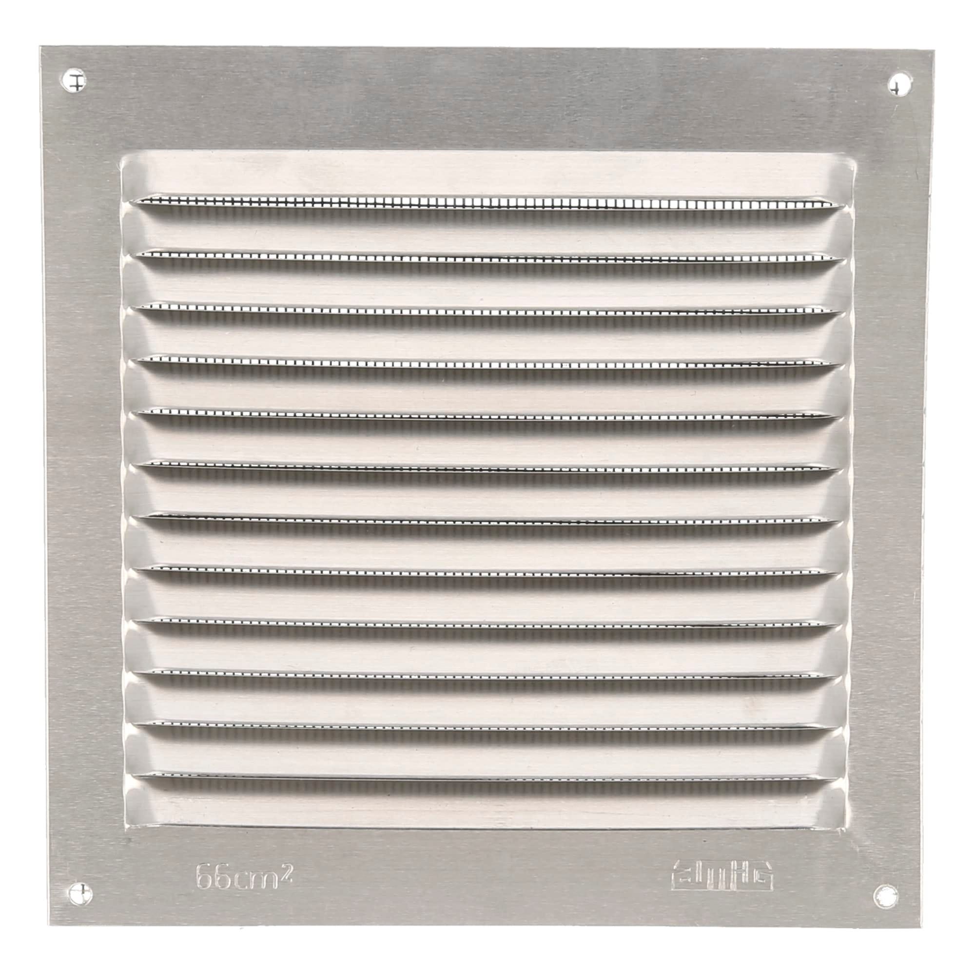 Amig - Grille de ventilation carrée en Aluminium avec moustiquaire ...