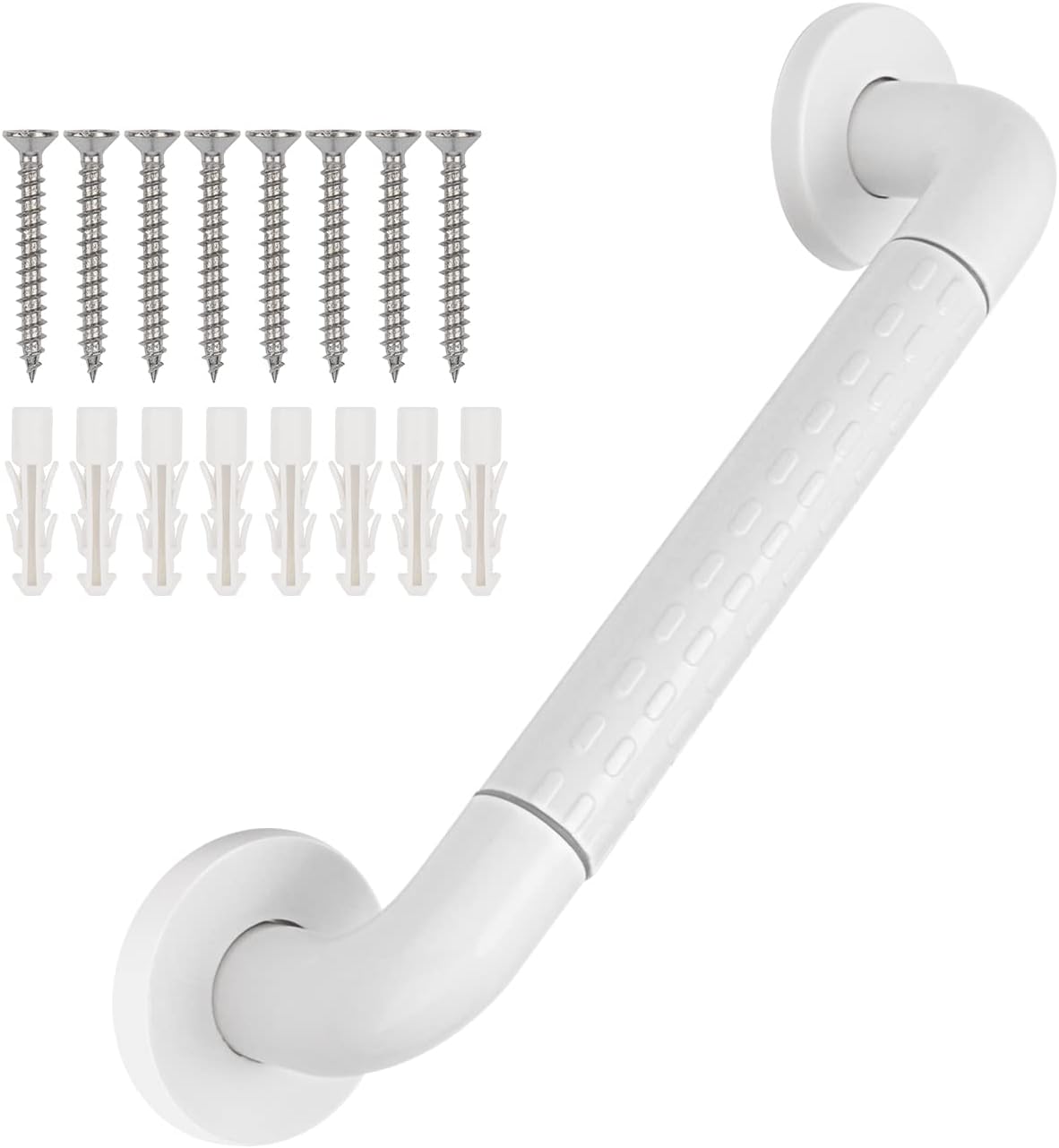 Poręcz prysznicowa ze stali nierdzewnej dla osób starszych, antypoślizgowa, 40 cm