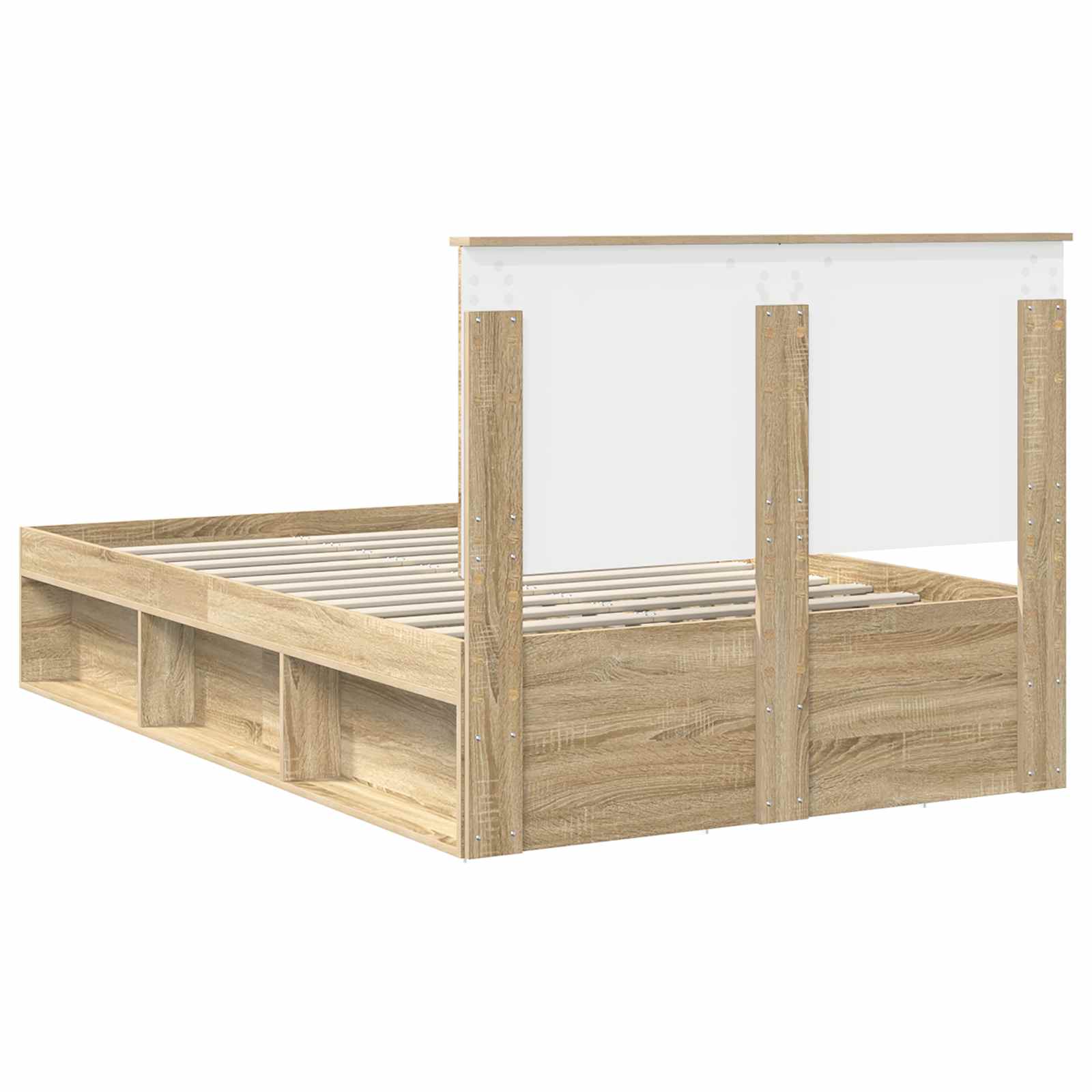 Cadre de lit 120 x 200 cm pin massif - 9