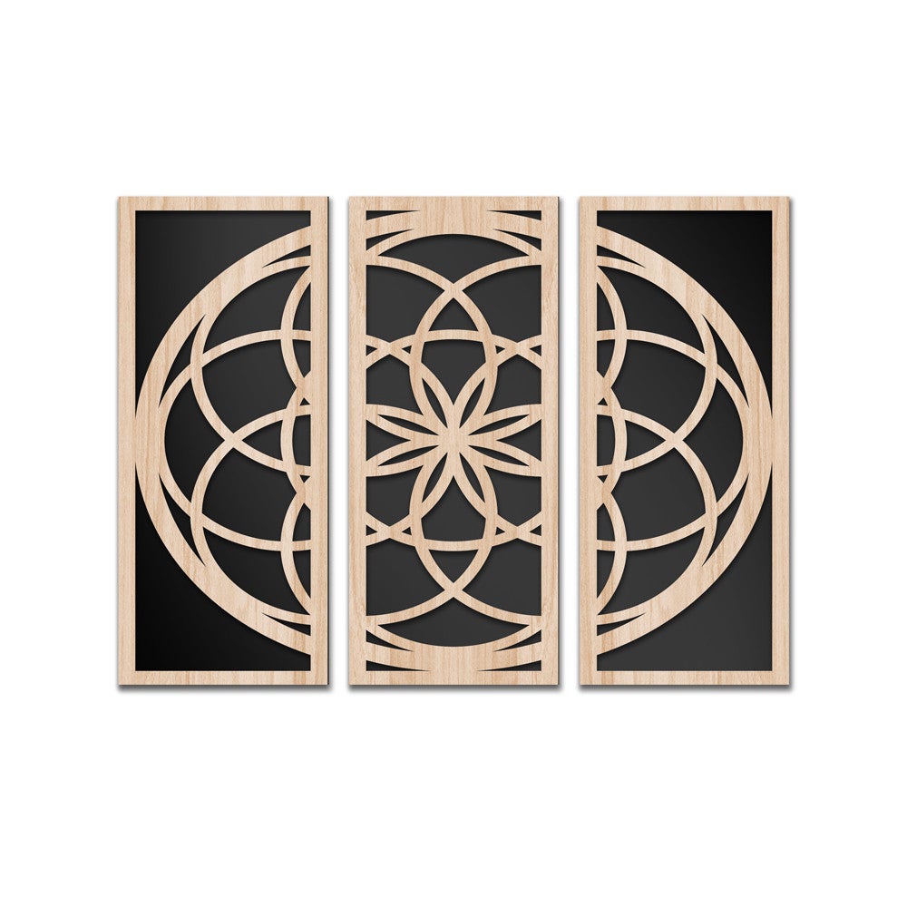ATOM 100x70 Cm - Cadre Meuble Composite Bois Et PVC LASERCUT - 5