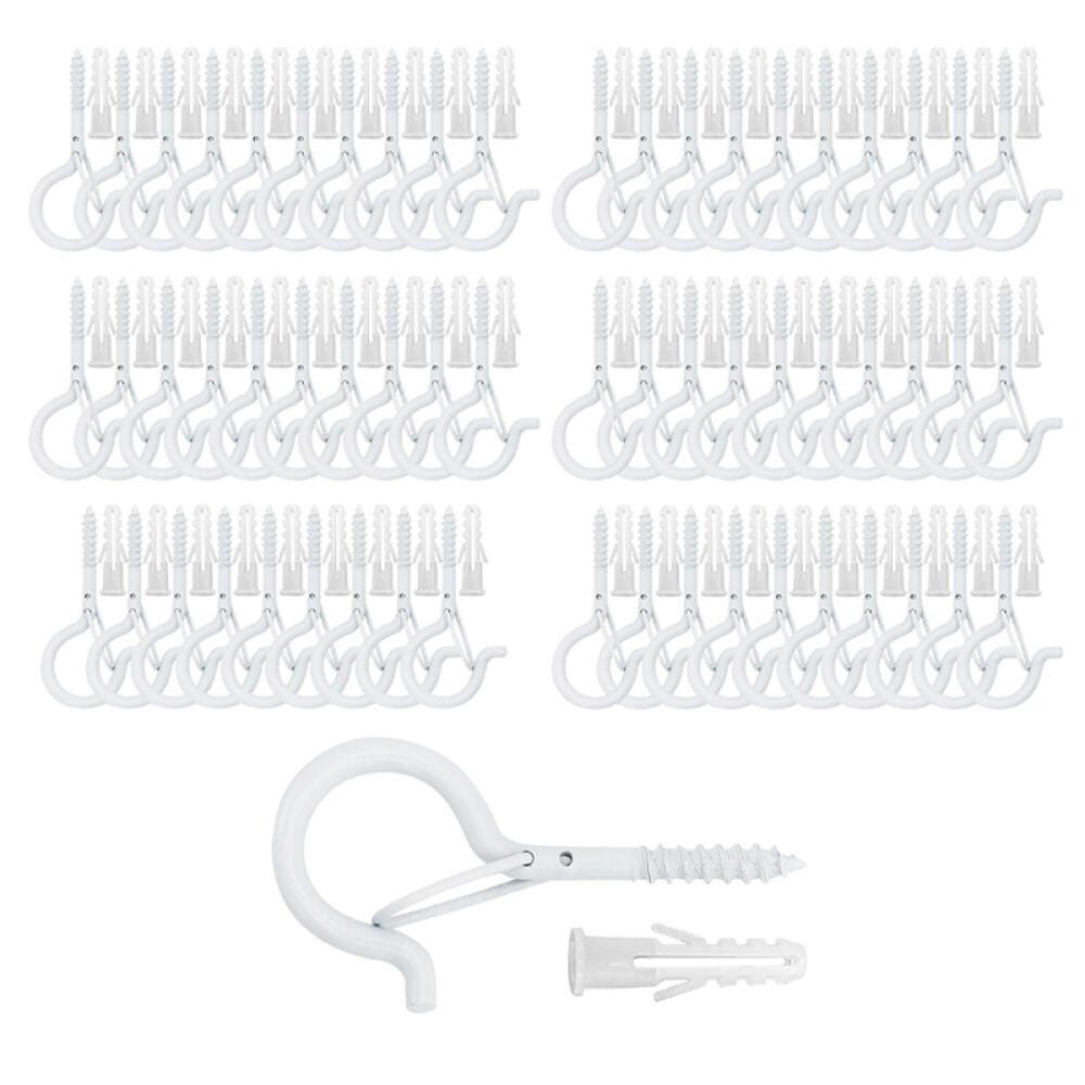MroMax - Ganci da soffitto per tazze, 56 mm, placcati in rame, per casa, ufficio, piante da appendere, luci esterne, in ottone, 10 pezzi MroMax - Ganci da soffitto per tazze, 56 mm, placcati in rame, per casa, ufficio, piante da appendere, luci esterne, in ottone, 10 pezzi
