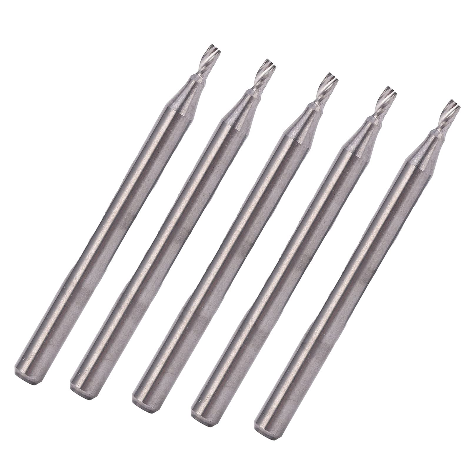 10 Fresine In Acciaio Al Tungsteno Per Metallurgia - 2 Taglienti, A Sfera, Diametri Variabili (1.5mm) - Per Acciaio Al Carbonio, Inox, Leghe