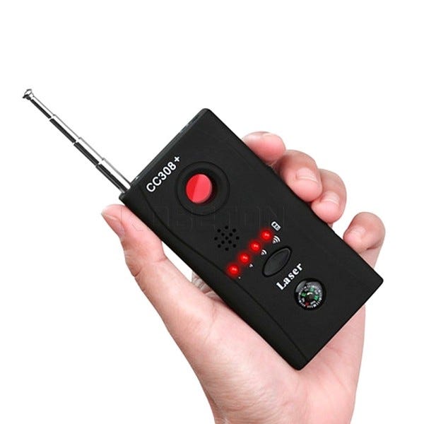 Rilevatore Microspie Professionale K92 3 In 1 – Scanner RF Per Telecamere Nascoste, GPS E Cimici, Made In Italy