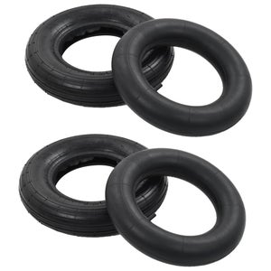 Pneu Chariot & Brouette 3.50-8 Deli TT 4PR – Charge Max 180 Kg