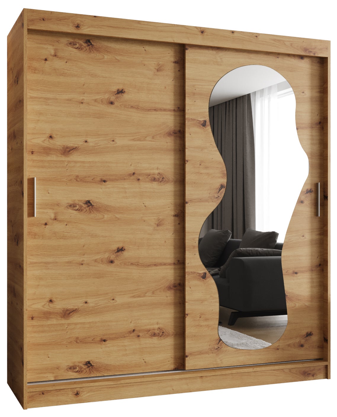 Szafa przesuwna garderoba ULTRA 180 x 62 x 200 cm Artisan - Abiks Meble