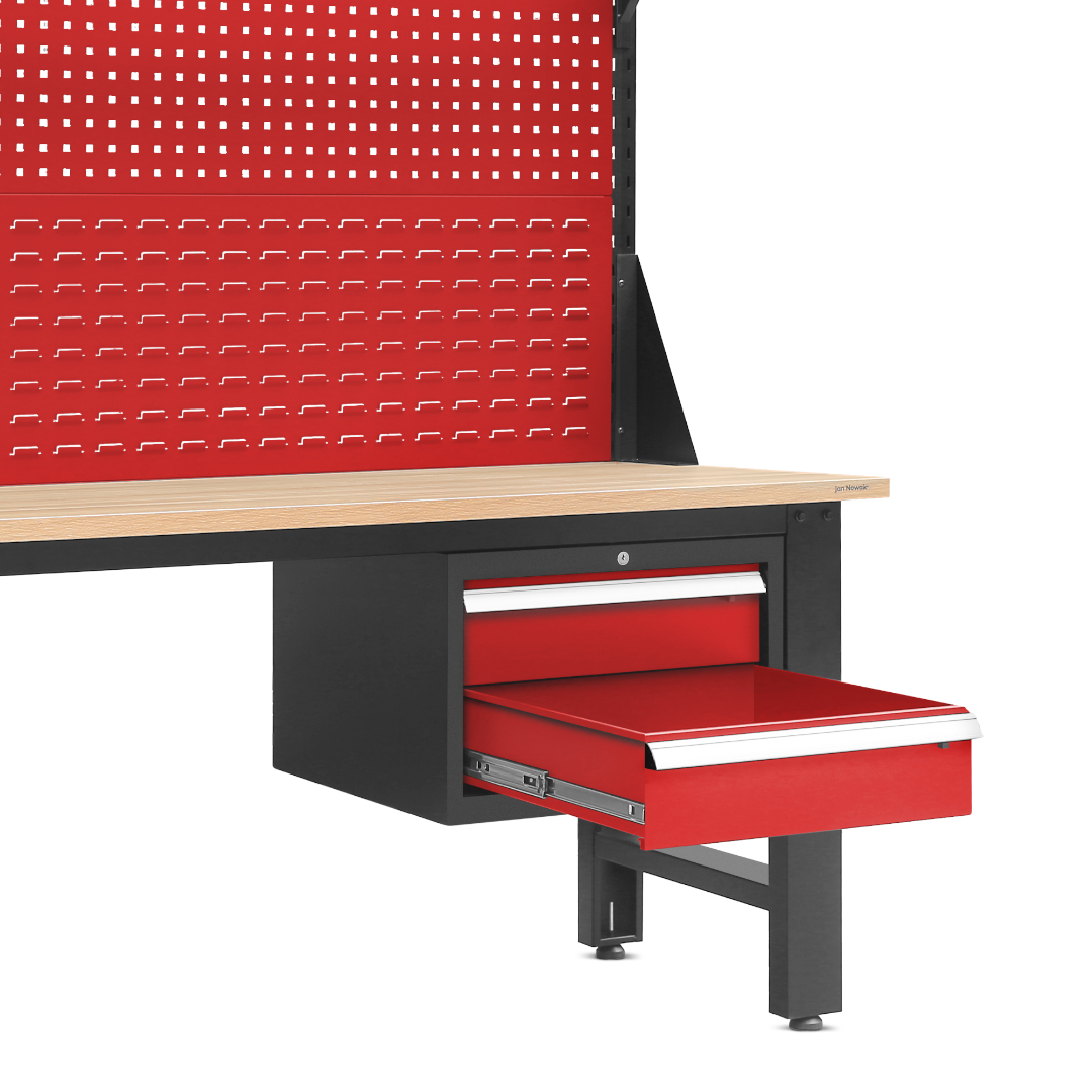 Etabli avec Panneau perforé pour Outils 2 tiroirs 170 cm x 150 cm 75 cm - 2