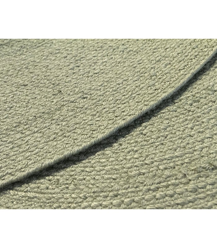 Hamid - Tapis rond d'extérieur et d'intérieur NANSA VERT 120X120 - 8