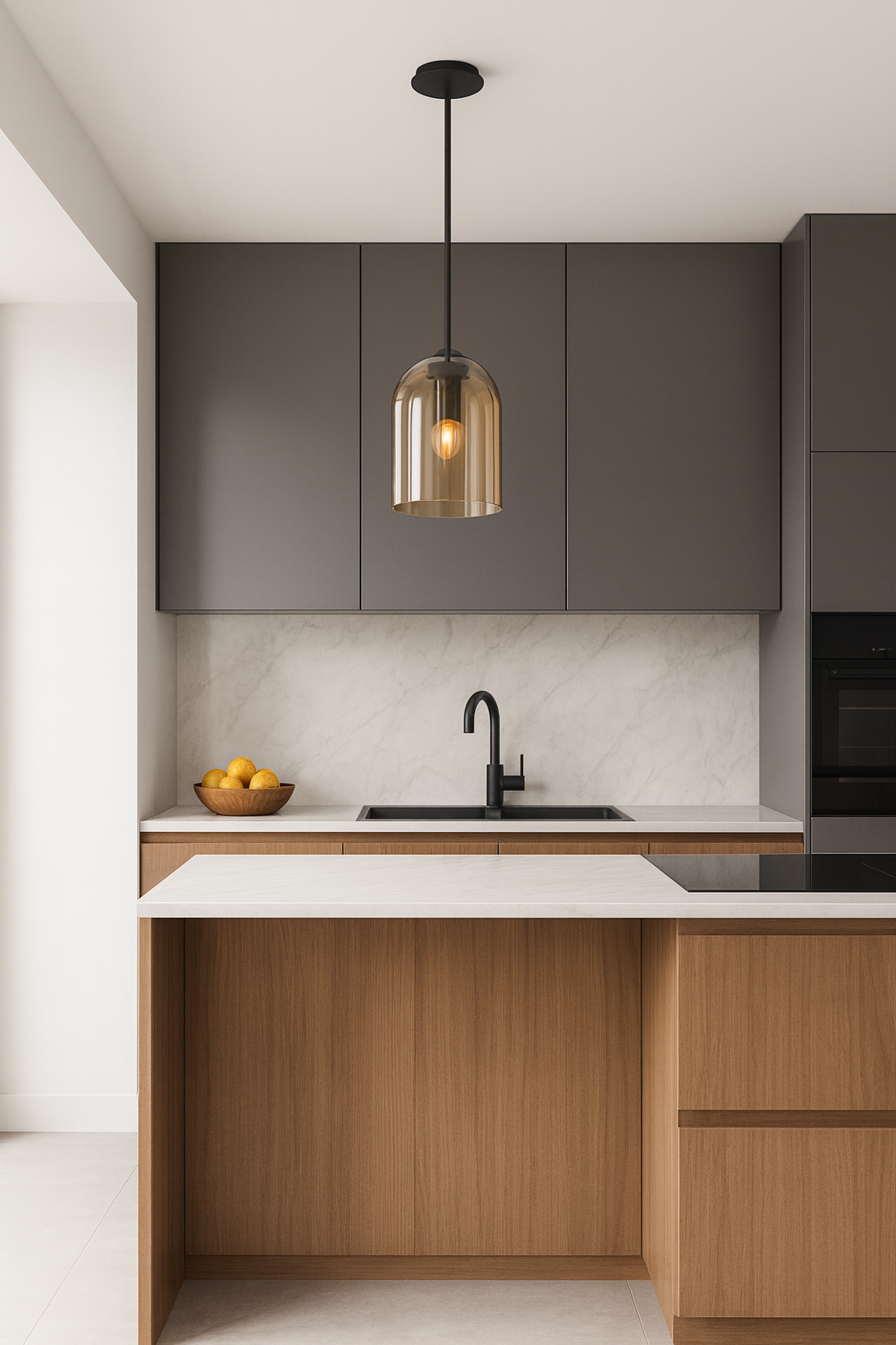 Lampa Sufitowa Wisząca Toolight App1704-1Cp Brązowy - 2