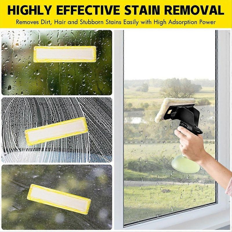 Lot de 8 balais en microfibre pour nettoyeur de vitres Karcher WV2 WV5 WV6 Plus Premium, pour nettoyeur de vitres Karcher ( - 4