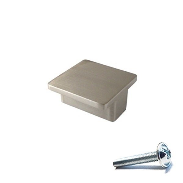 6 Un. poignées de meuble en nickel mat porte armoire cuisine salle de bain38x38MM - 2