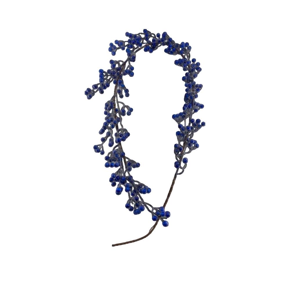 Girlanda z jagodami Saska Christmas 160 cm kolor garnet elegancka dekoracja świąteczna