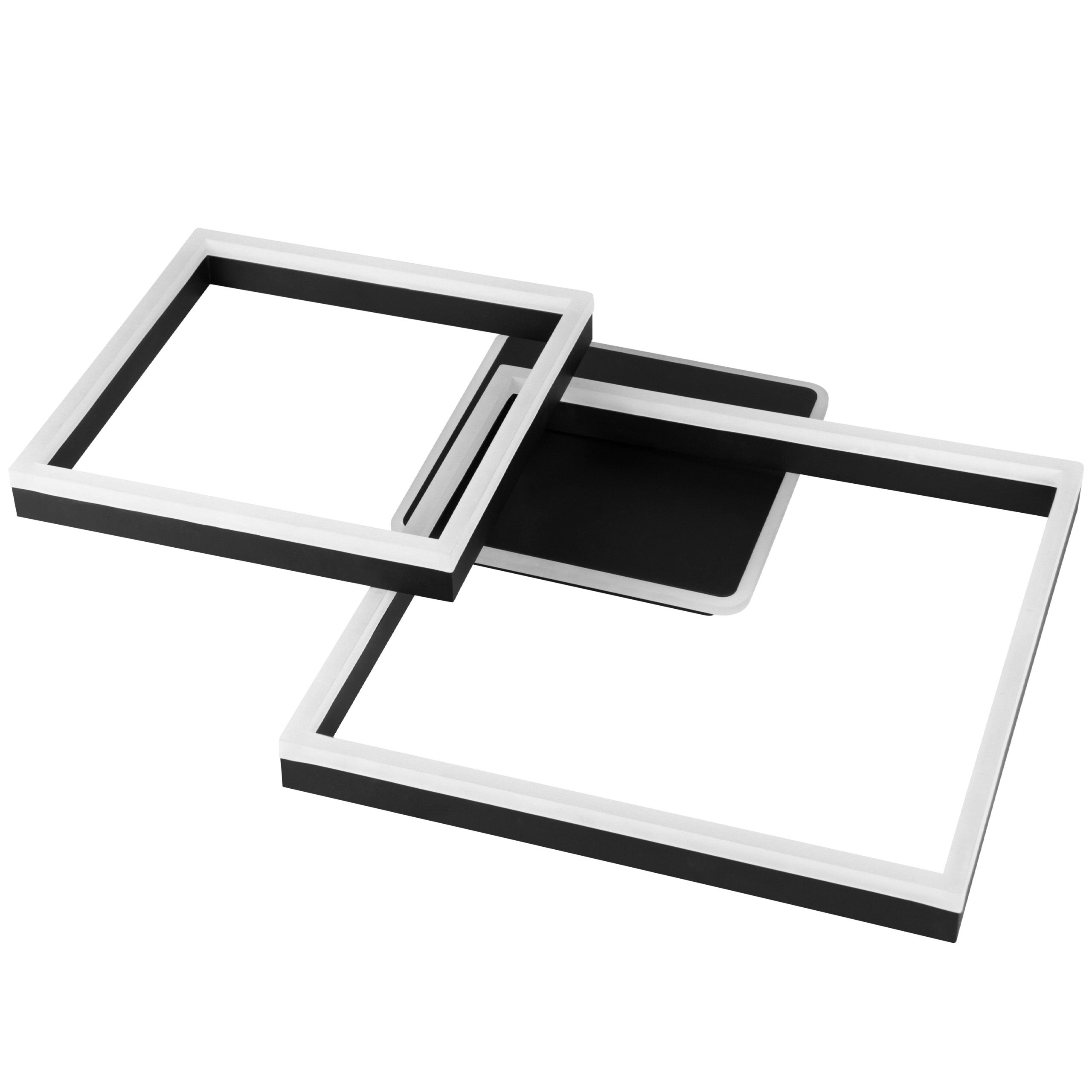 Żyrandol LED 55W 65x50cm IP20 4000K neutralna biel czarny XUDO