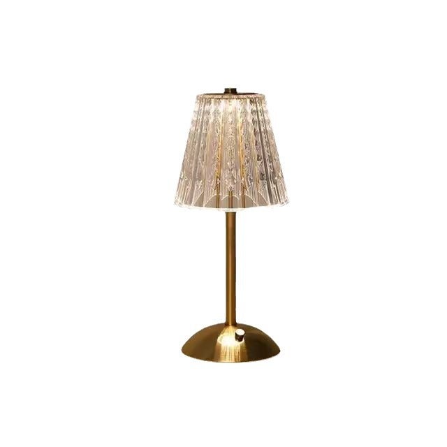 Petite Lampe De Chevet Rétro – Acier Bordeaux, Bouton-poussoir, Vintage Années 50