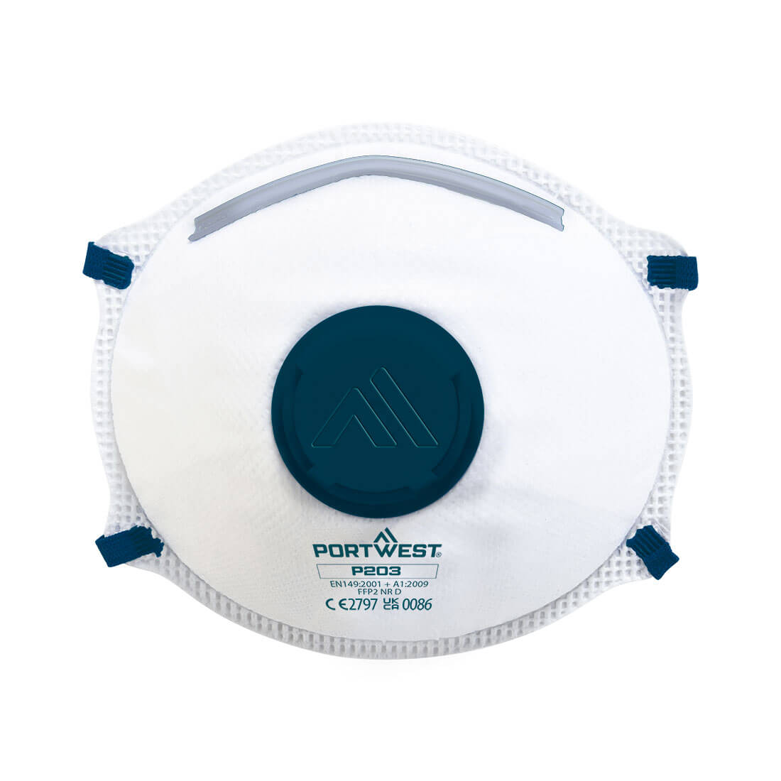 Masque respiratoire avec valve Portwest FFP2 NR D DOLOMITE (boite de 10 masques) Blanc Unique - 2