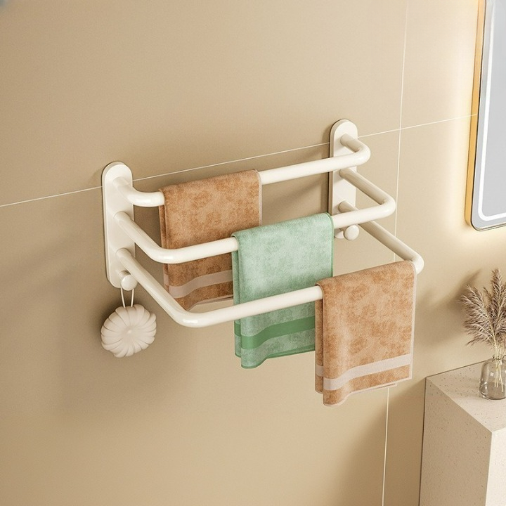 Porte Serviette,Barre De Suspension Murale Pour Serviettes,rail De