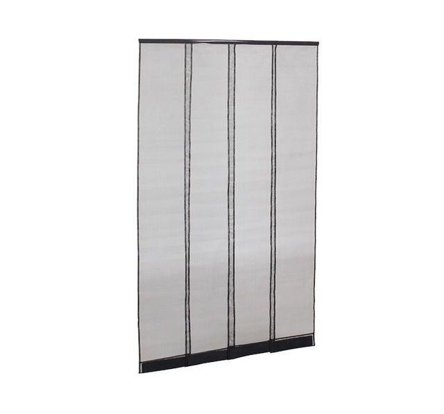 Moustiquaire rideau de porte l.130 x H.230cm - Recoupable - Noir - AVOSDIM