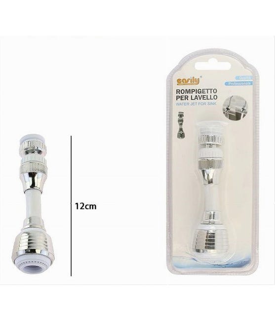 Rompigetto Universale Per Rubinetti Cucina - Doccetta Girevole Con Filtro Risparmio Idrico - Foto 3