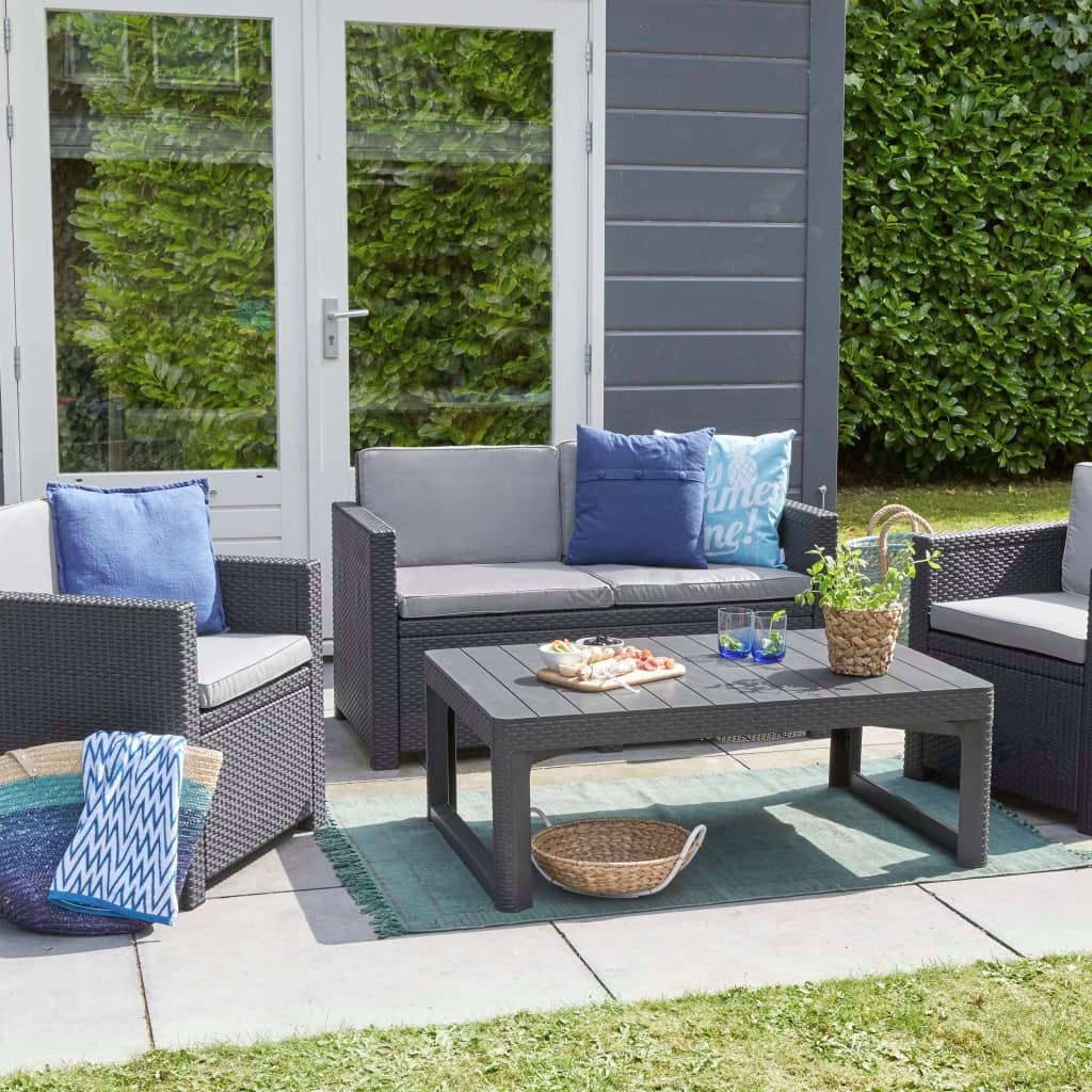 Keter Tavolino da Giardino Lyon Grafite 232300 - 4