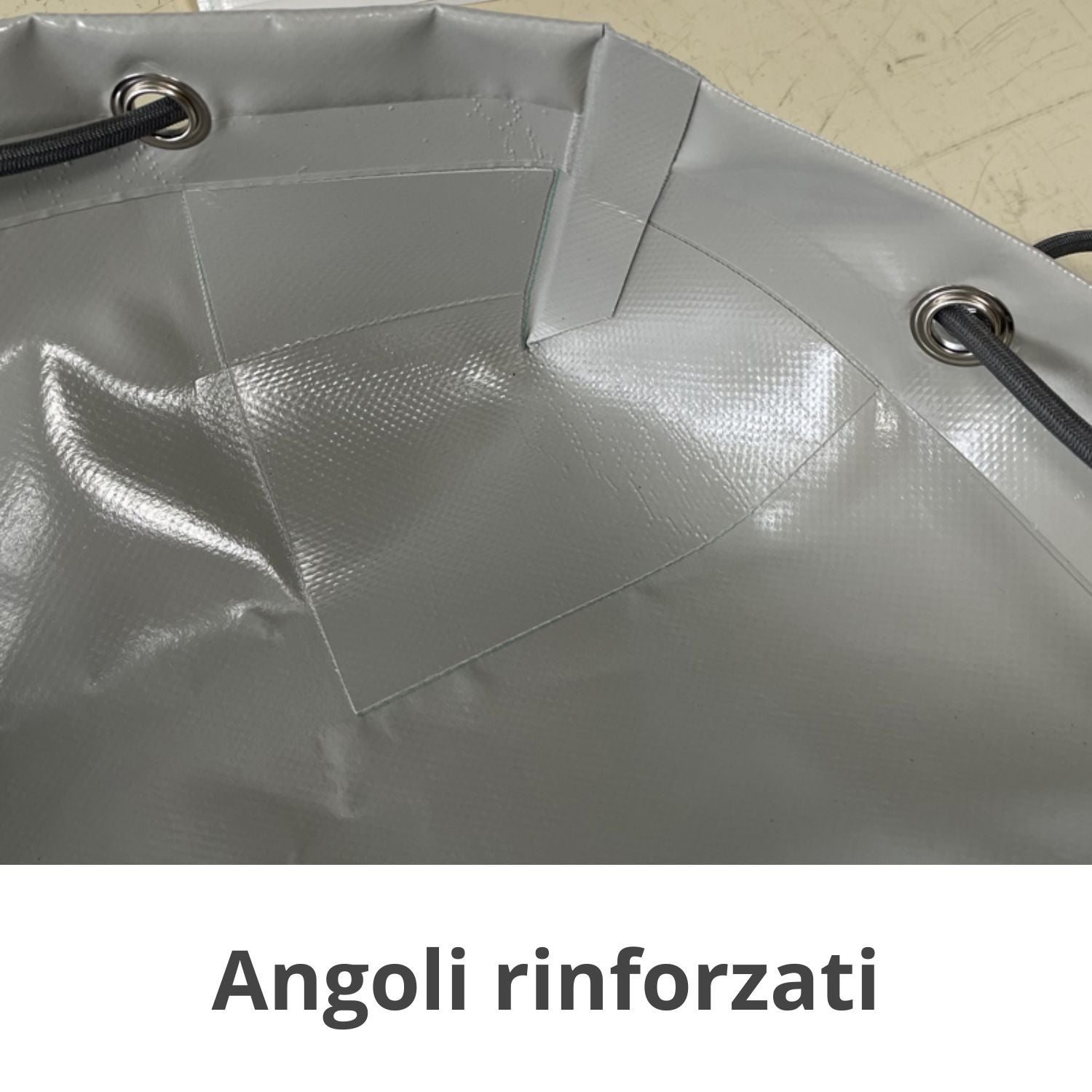 Bâche remorque Erdé Expert XR 302 – 310 x 169 x 10 cm – PVC 640g/m² étanche & renforcé – Gris – Fabrication française - 6