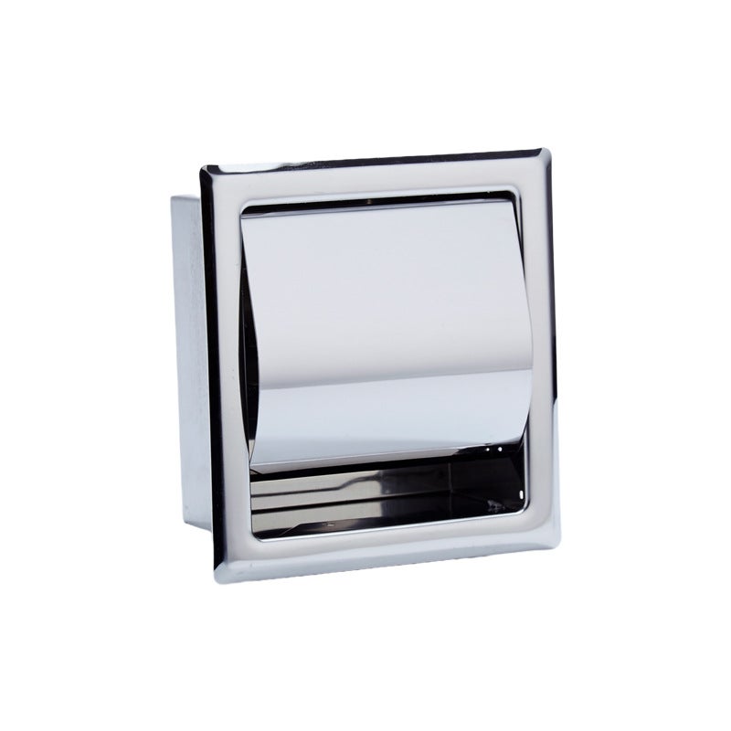 Uchwyt na papier toaletowy, wodoodporny uchwyt na papier toaletowy ze stali nierdzewnej chromowanej, ukryty dozownik papieru toaletowego do łazienki,