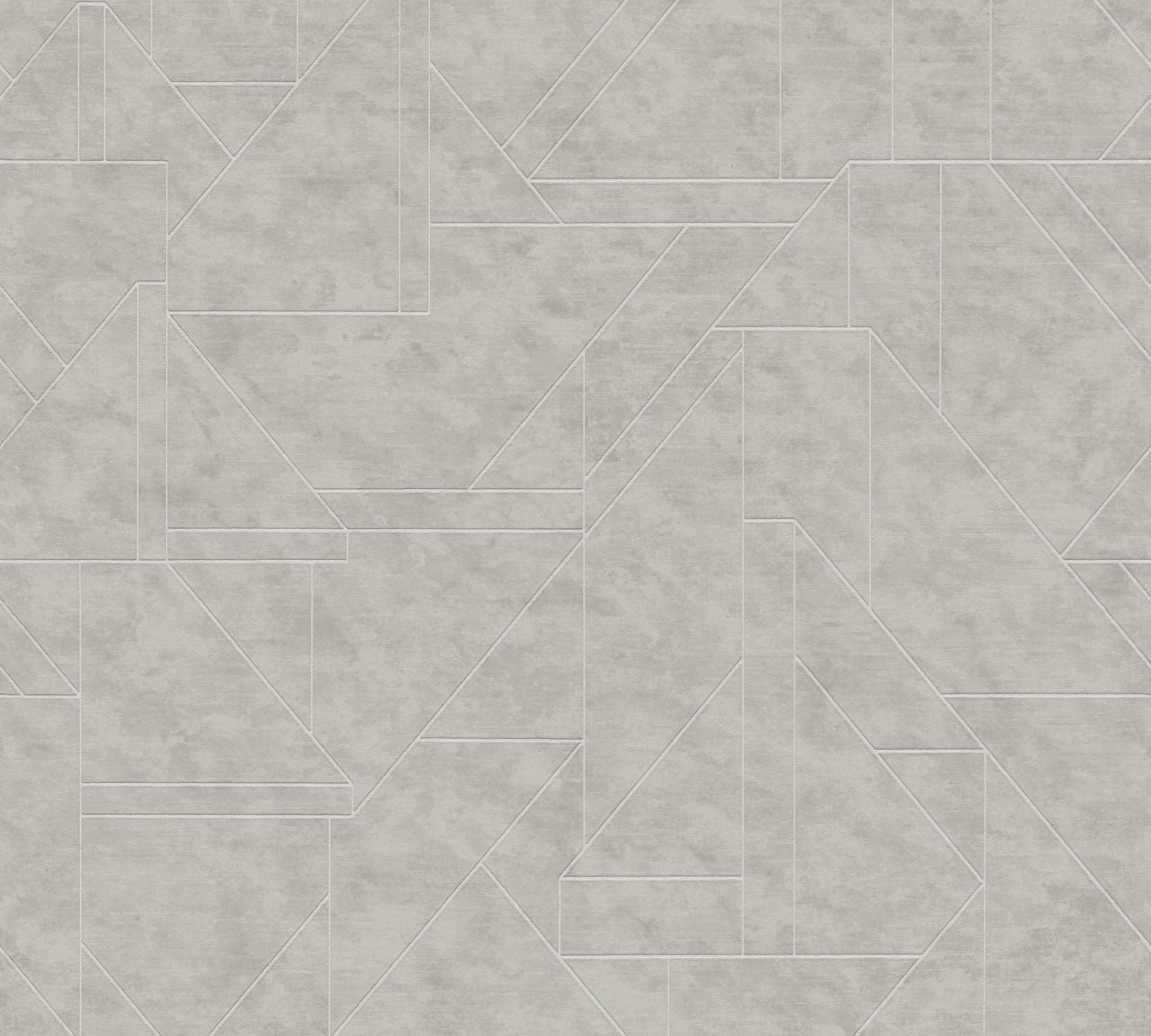 Tapeta motyw graficzny szarymIsrebrnym - 53 cm x 10.05 m - LIVINGWALLS
